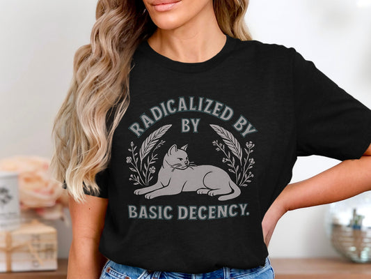 Radicalized By Basic Decency Graphic T-Shirt product