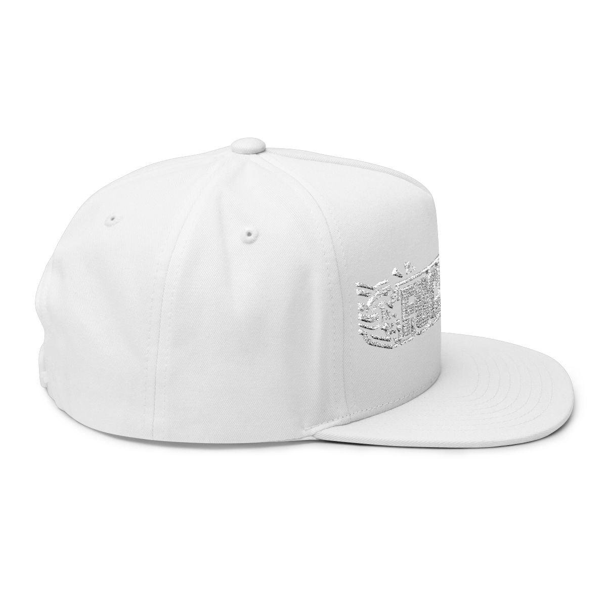 Stylish White Snapback Hat for Trendy Accessory Lovers