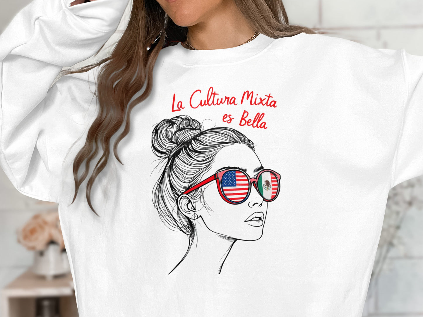 La Cultura Mixta Es Bella Stylish Sweatshirt product
