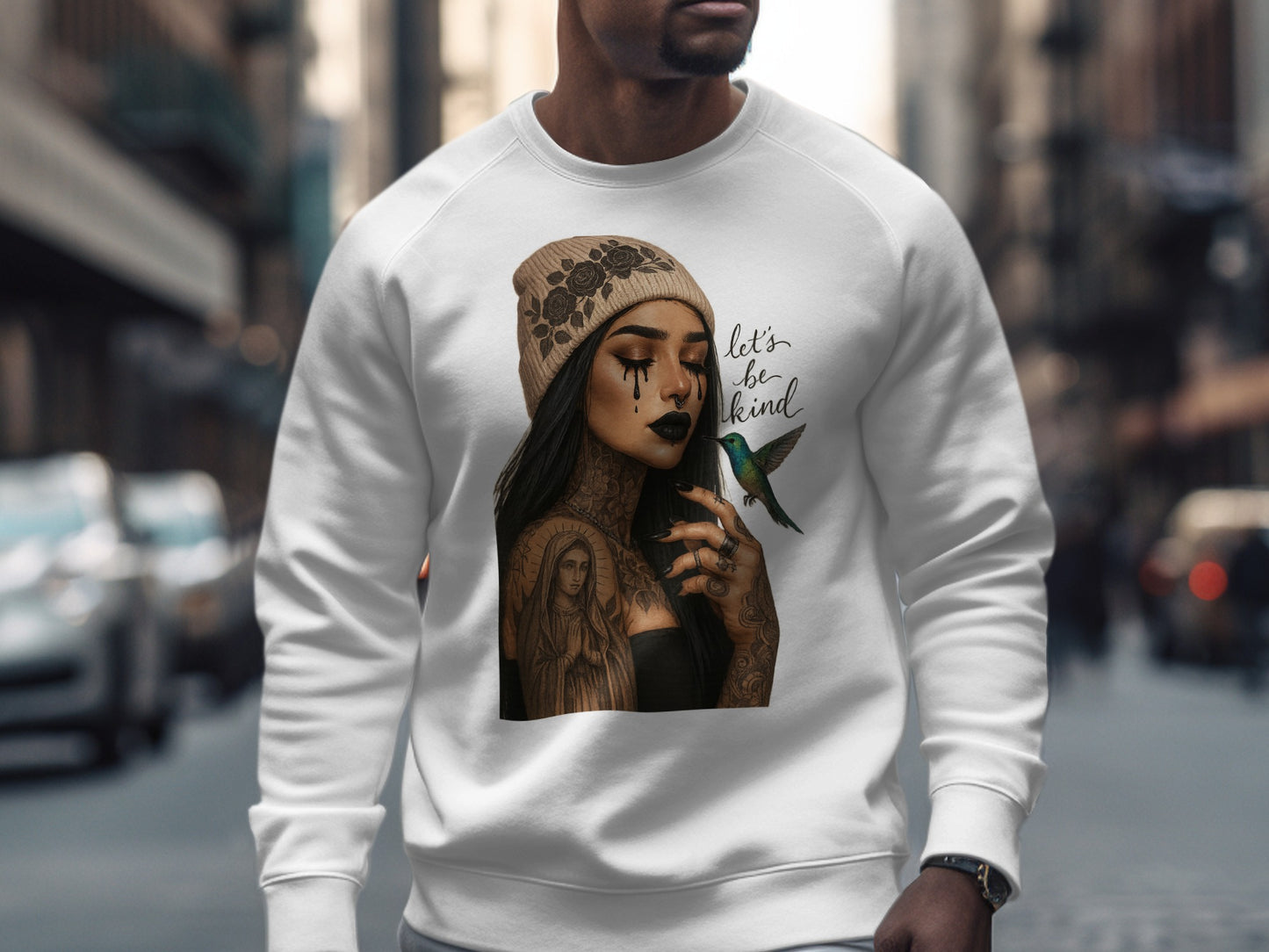 Stylish Urban Sweatshirt with Unique Artistic Design product