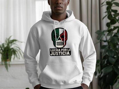 Lucha Por La Justicia Skull Graphic Hoodie product