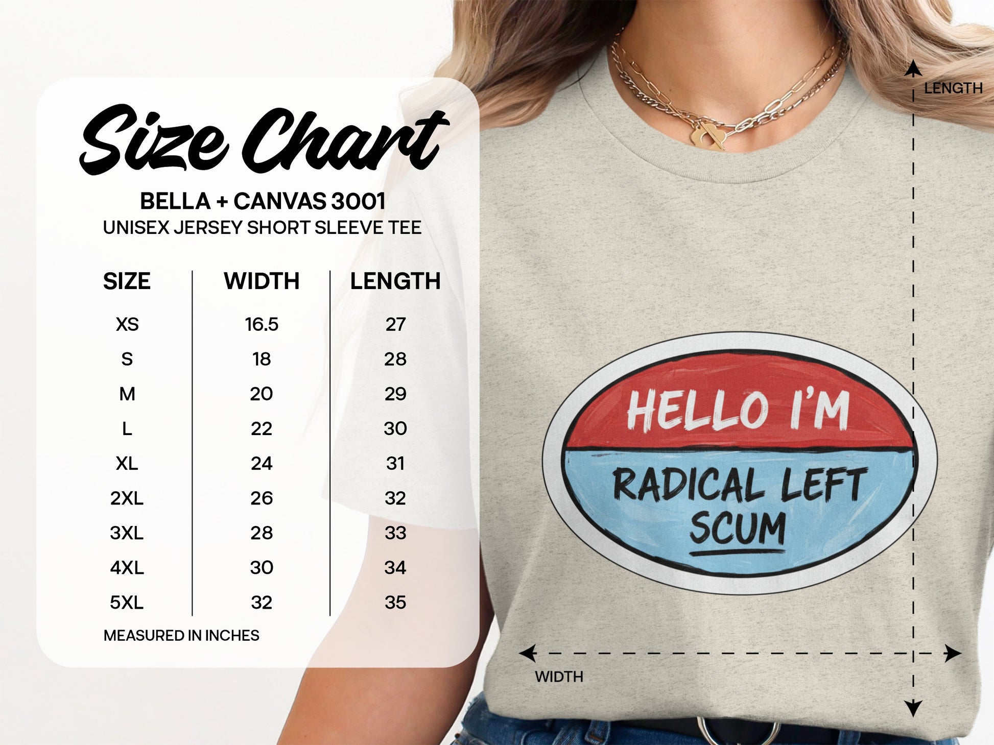 Hello I'm Radical Left Scum Unisex Tee Shirt