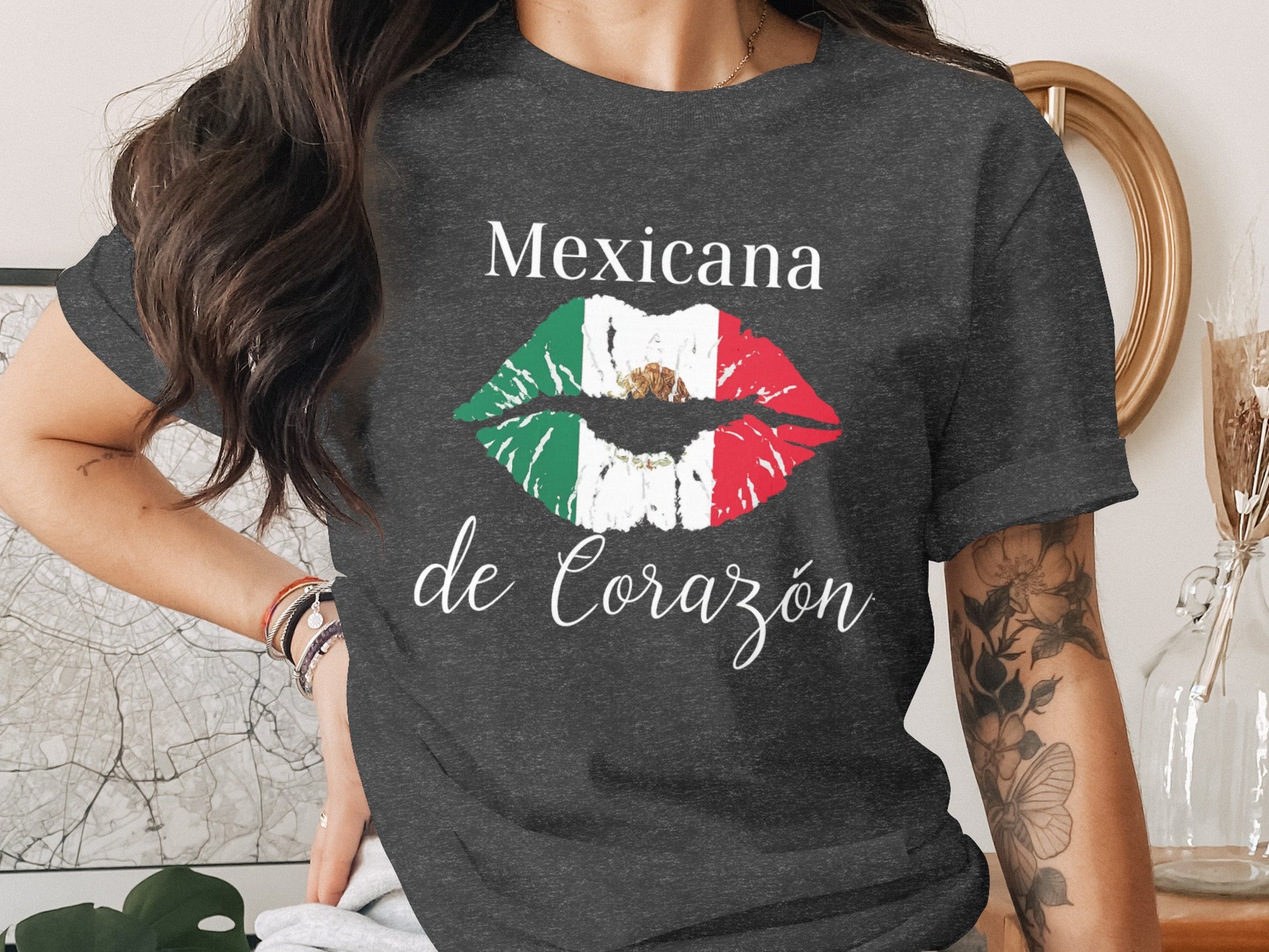 Mexicana de Corazón Graphic Tee Shirt product