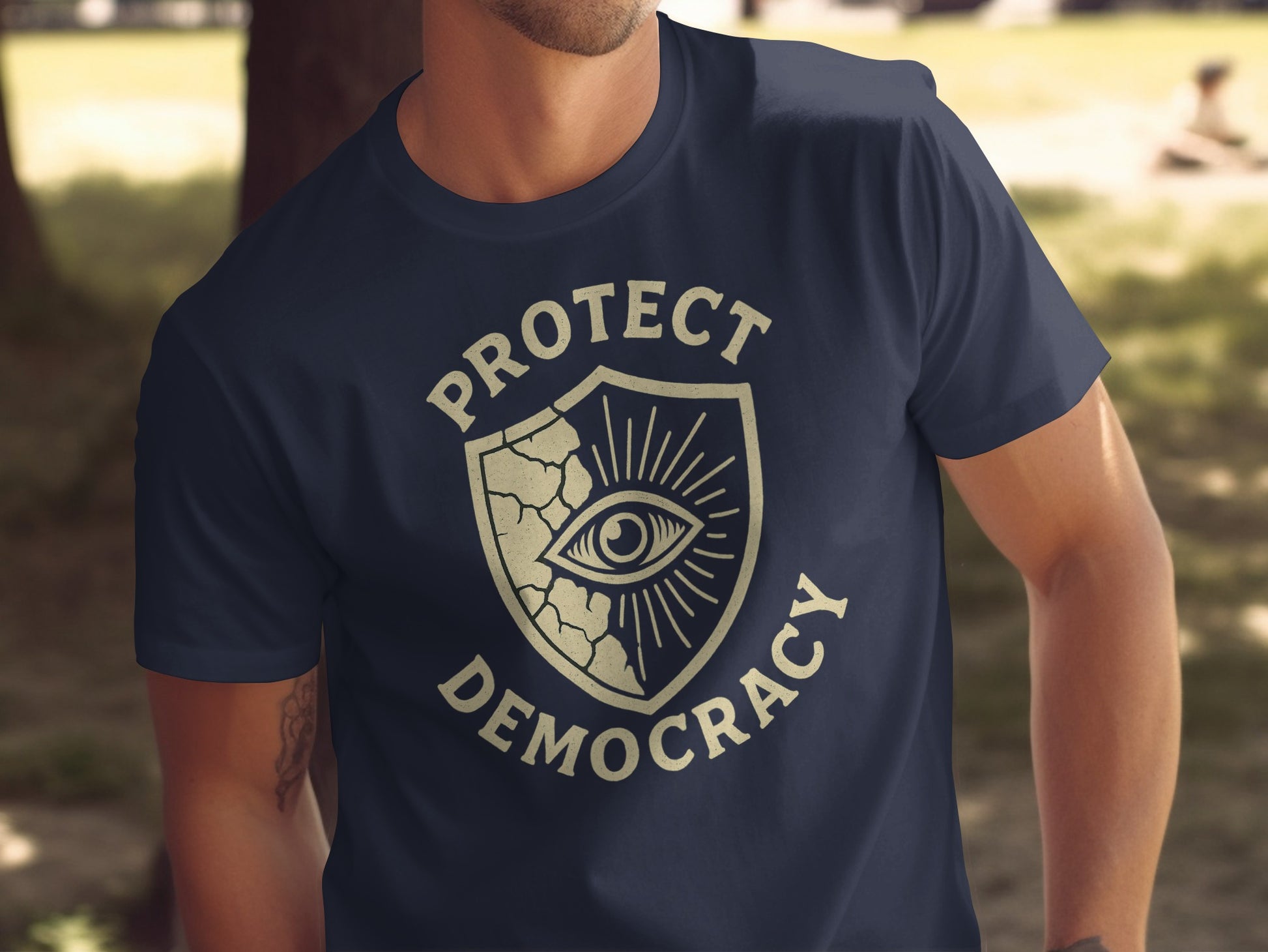 Protect Democracy Graphic T-Shirt product