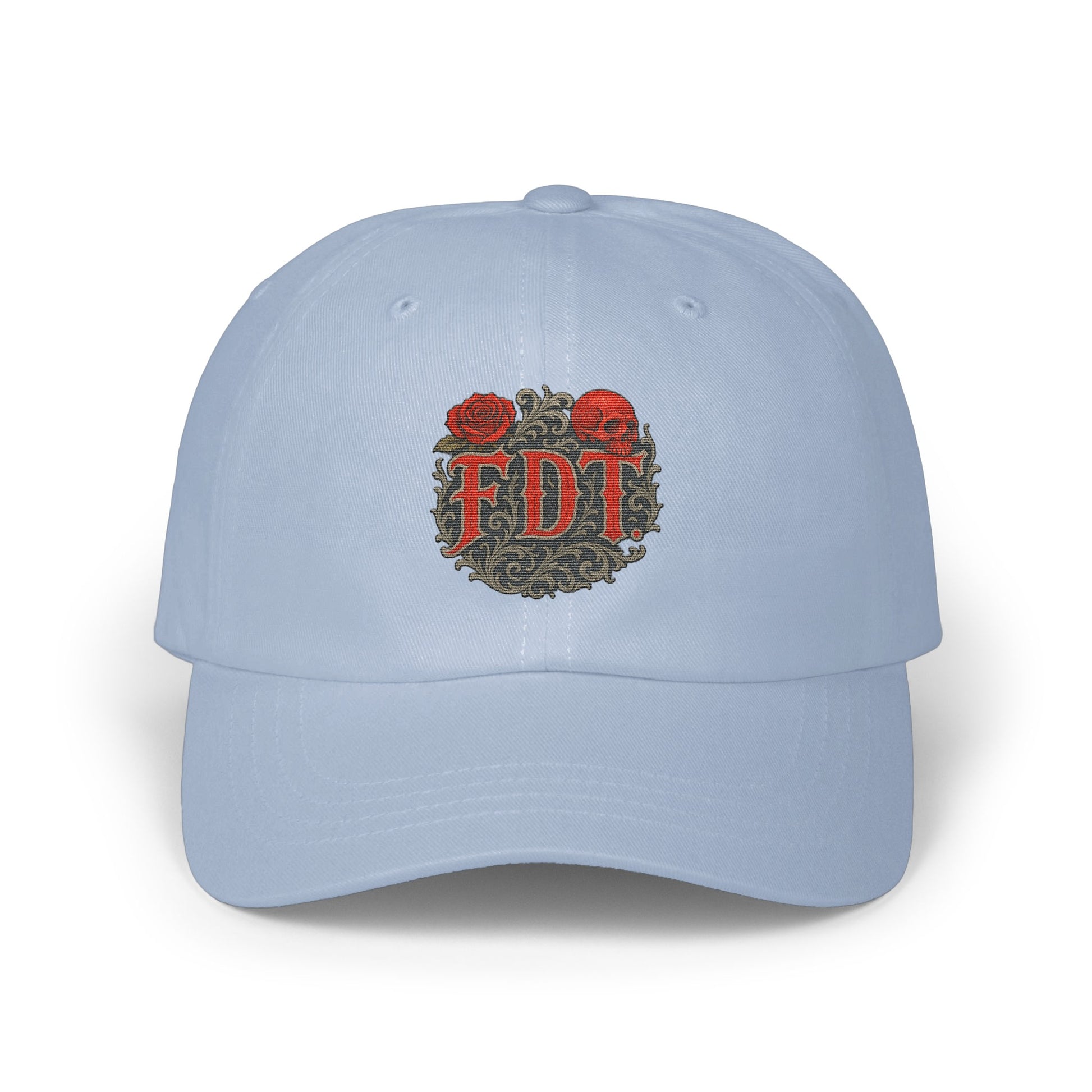 Unique EDT Logo Embroidered Light Blue Hat product