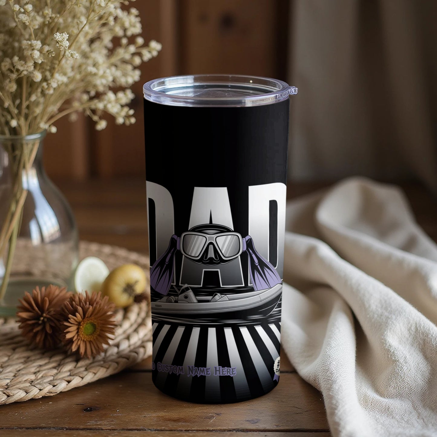 Scuba Diver Dad Design Insulated Tumbler product