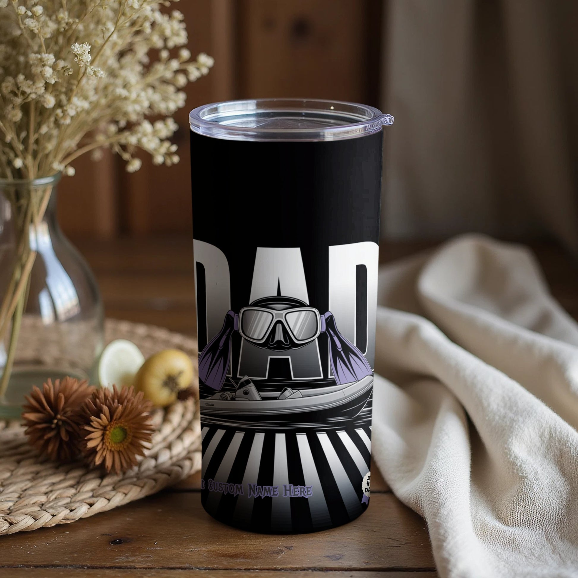 Scuba Diver Dad Design Insulated Tumbler product