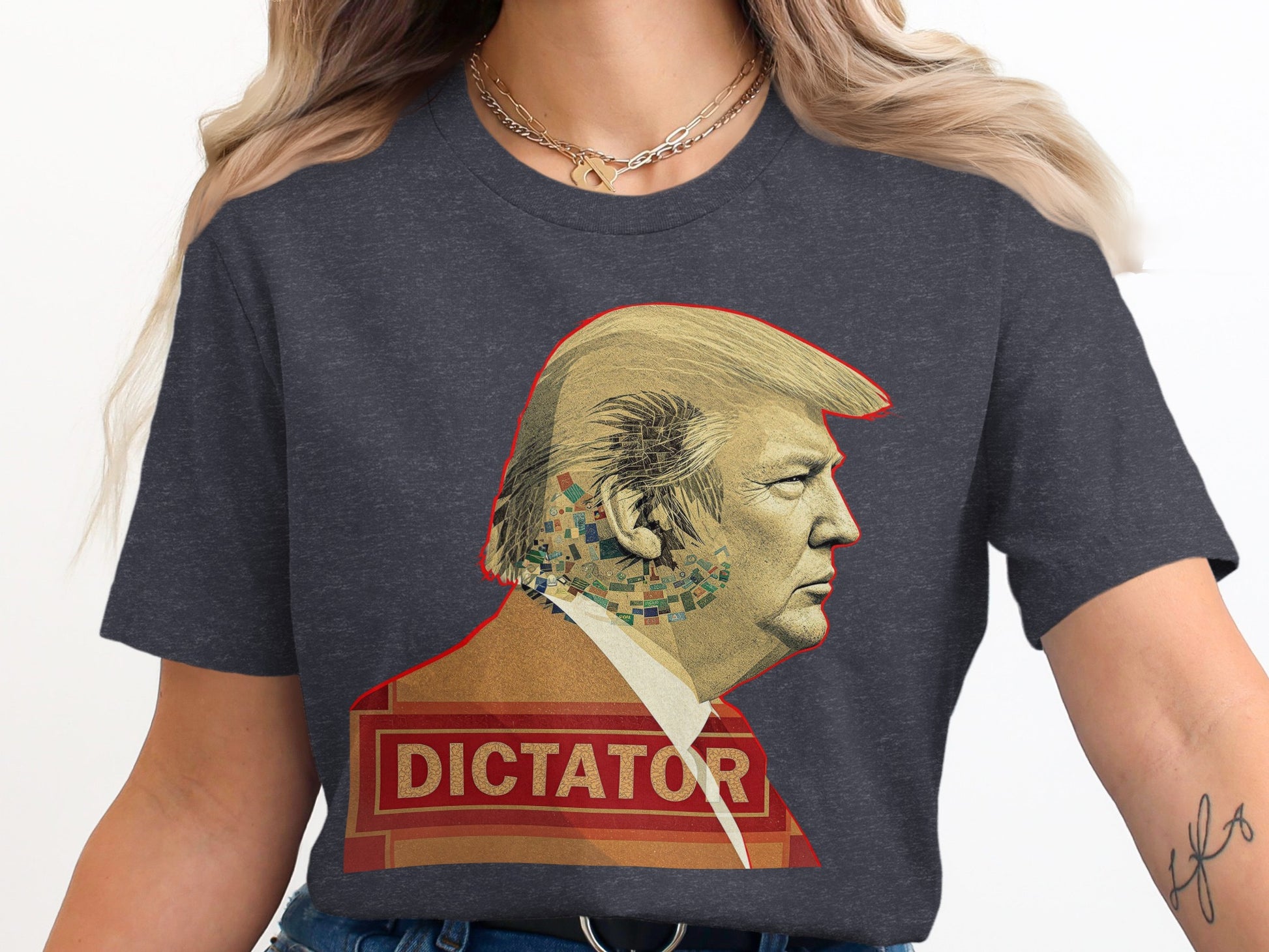 Graphic Dictator Printed Unisex T-Shirt product type