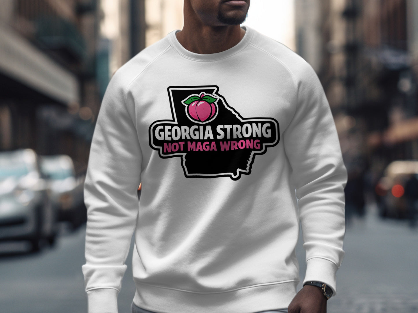 Georgia Strong Not Maga Wrong Sweatshirt