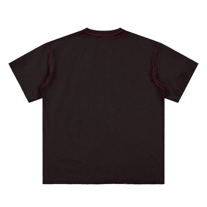 Pro Immigrant Resist Tee Hand-frayed Reversible T-shirt
