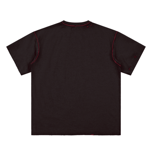 Pro Immigrant Resist Tee Hand-frayed Reversible T-shirt