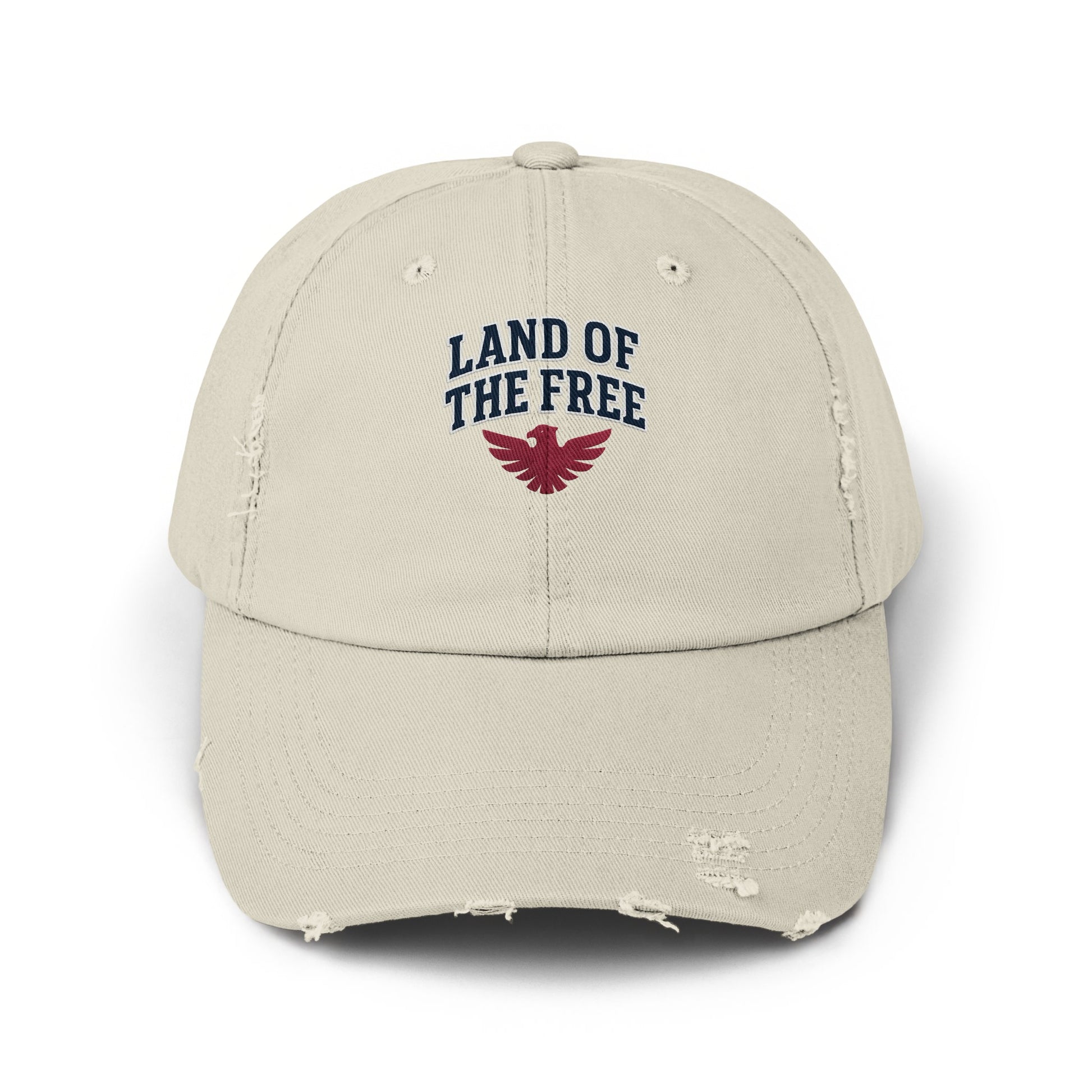 Land of the Free Distressed Style Baseball Cap product