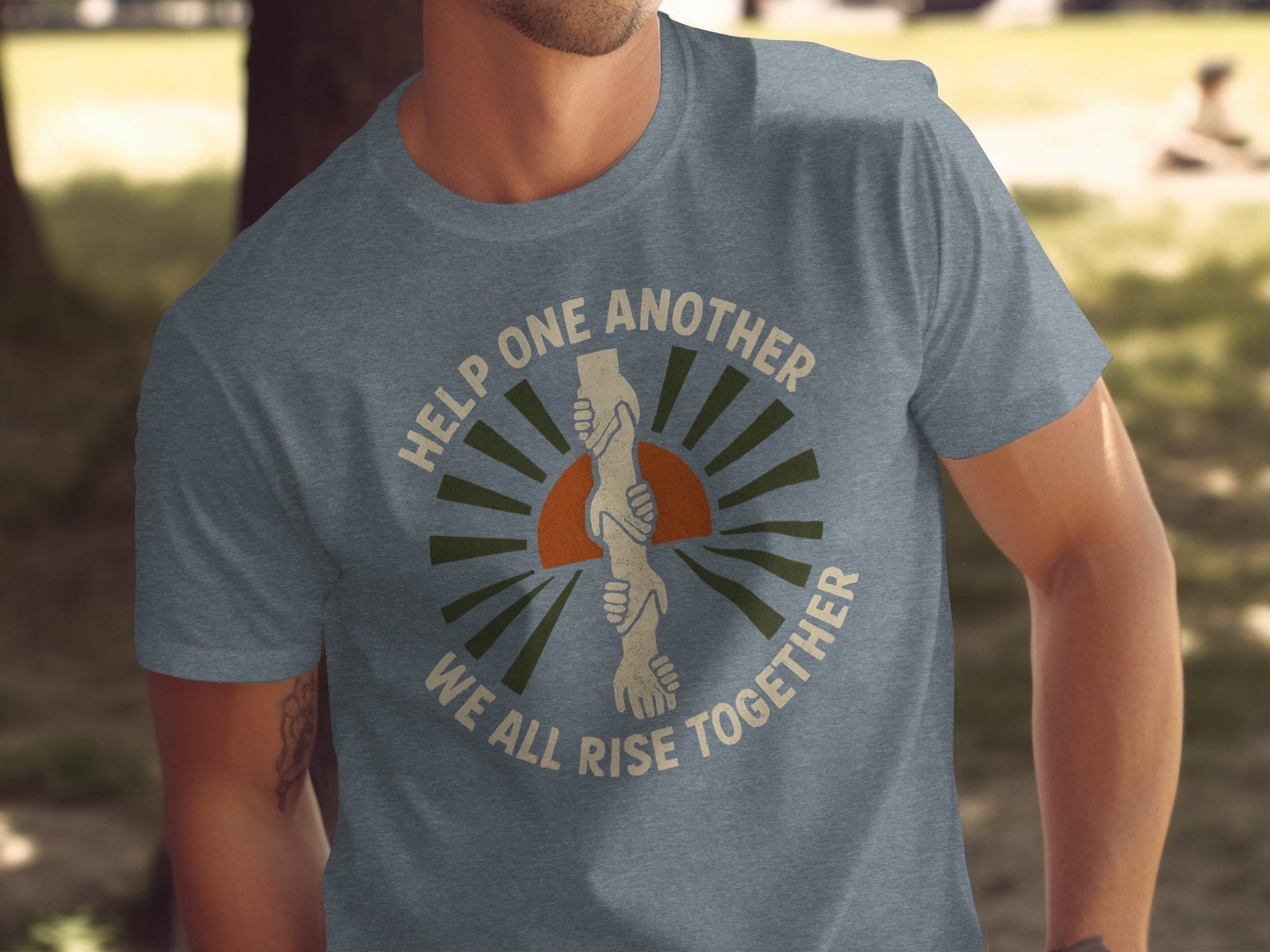 Help One Another We All Rise Together T-Shirt product