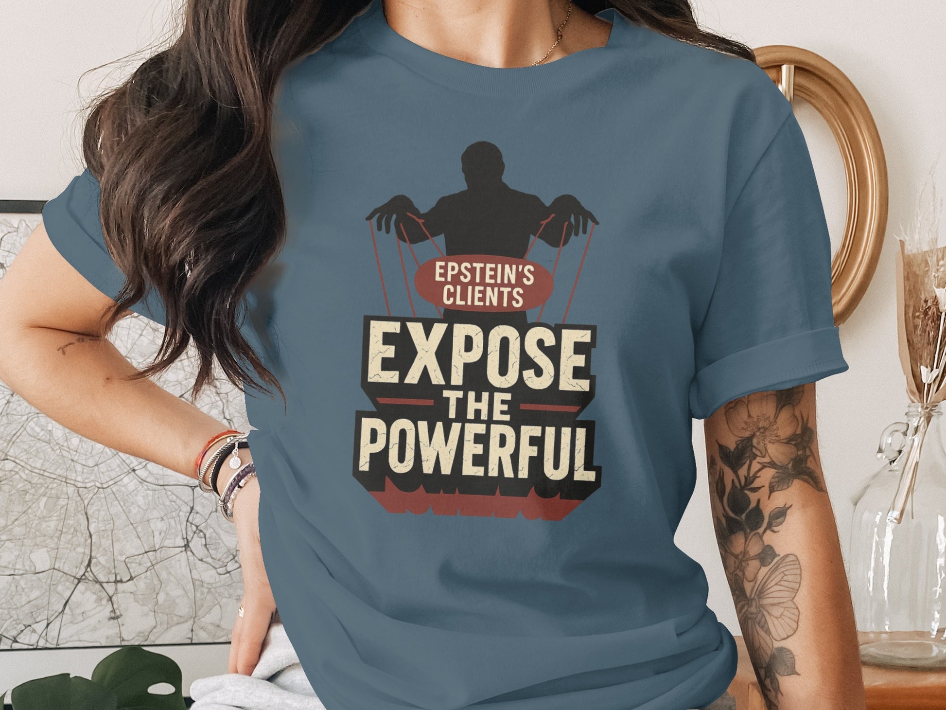 Epstein's Clients Expose The Powerful Graphic T-Shirt