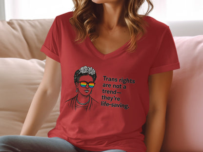 Trans Rights Are Not A Trend Life-Saving Shirt product