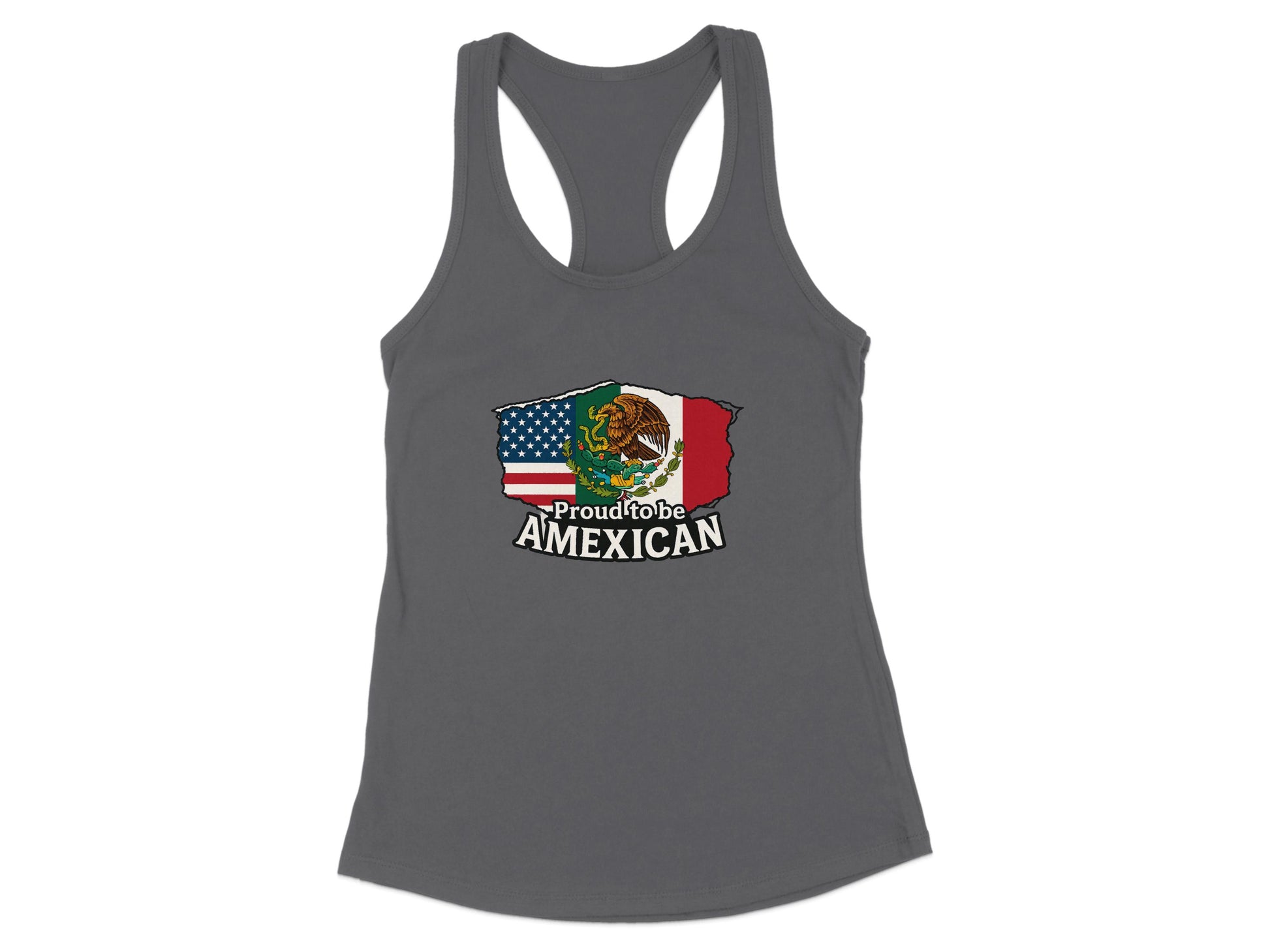 Proud to Be AMEXICAN Flag Print Tank Top Product