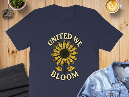 United We Bloom Sunflower Graphic T-Shirt product type