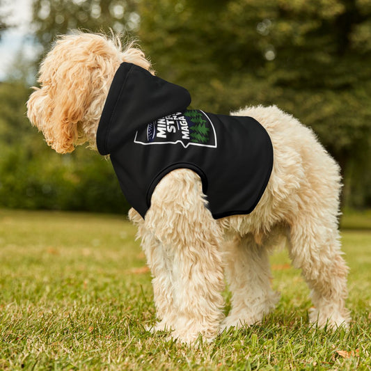 Minnesota Stay Magical Black Hoodie Dog Outfit