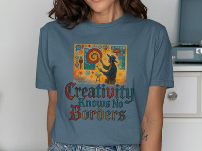 Creativity Knows No Borders Graphic Tee product type