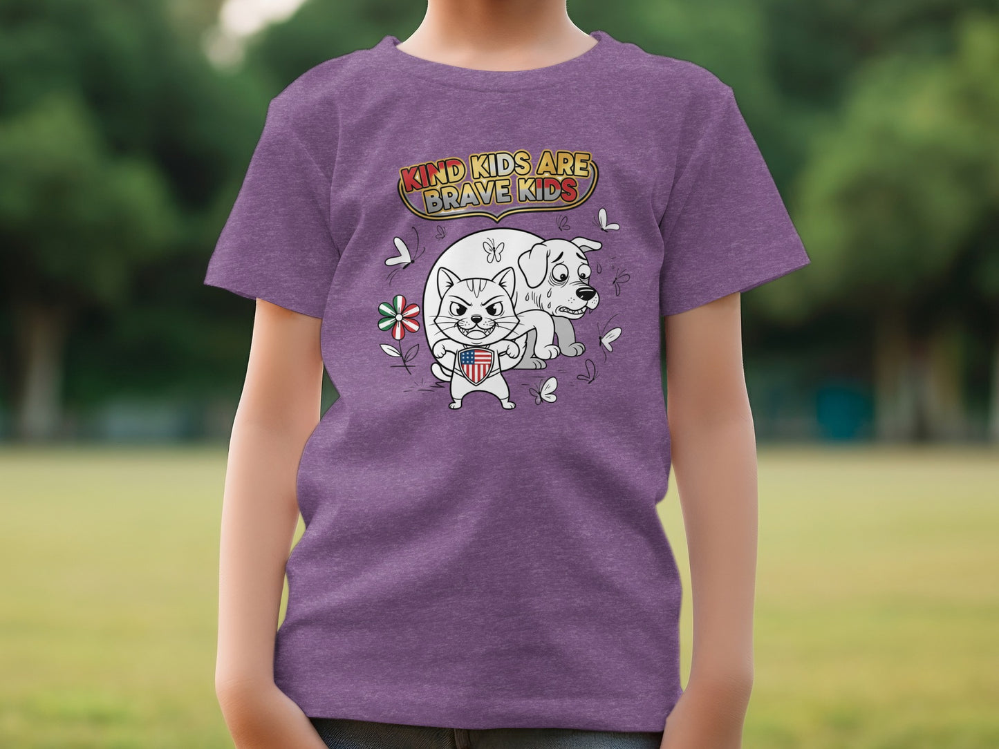 Kind Kids Are Brave Kids Graphic T-Shirt