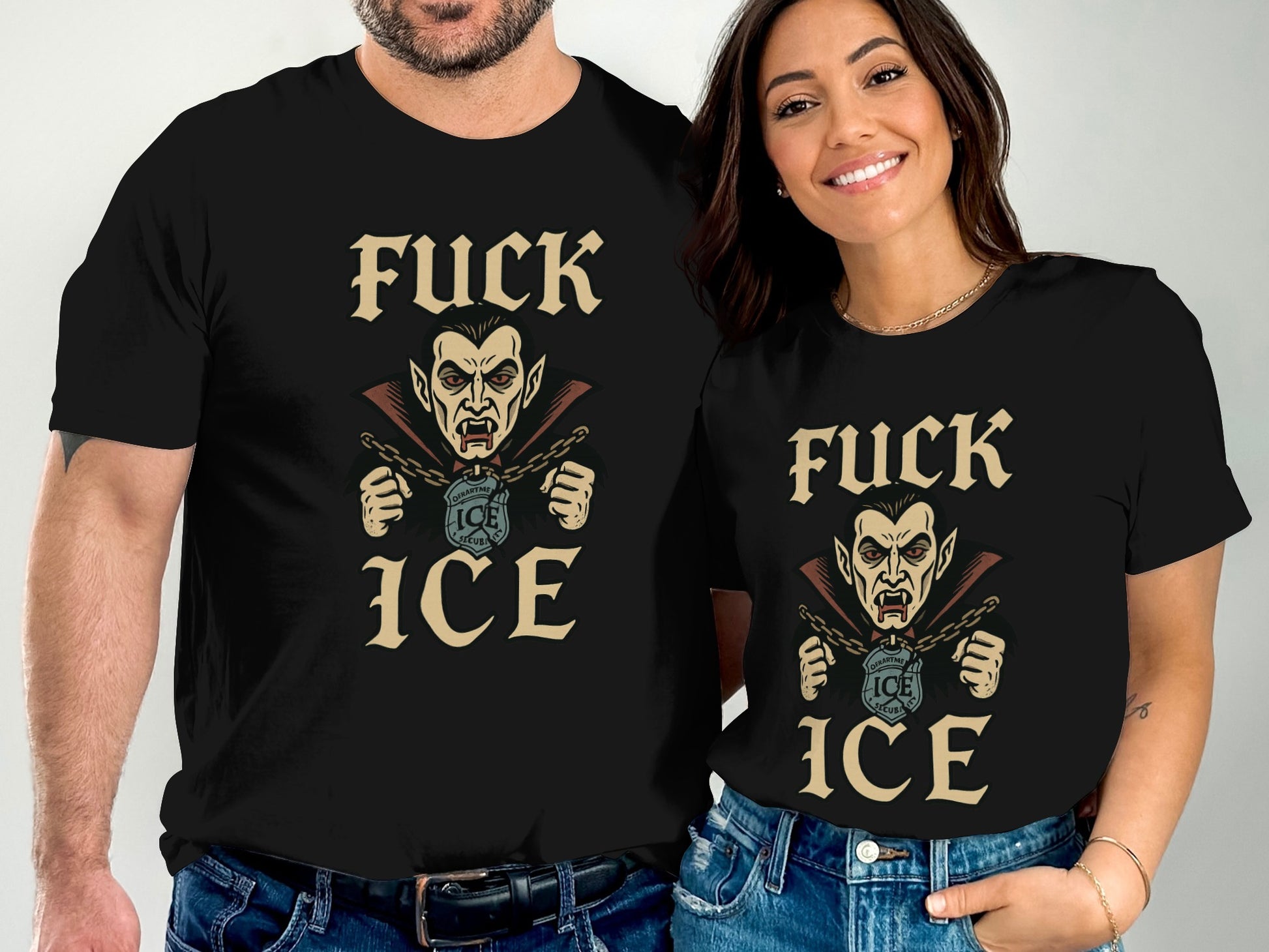 Fuck ICE Graphic Tee Shirt for Adults Casual Product