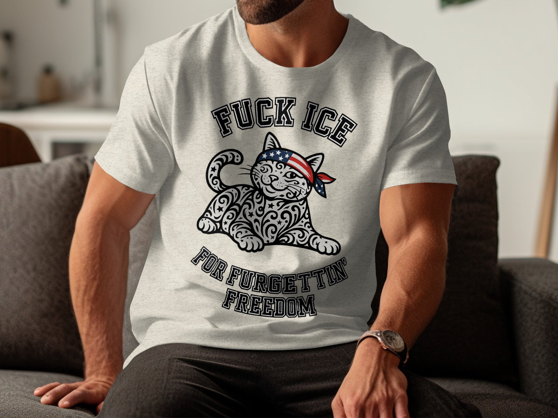 Fuck ICE For Furgettin' Freedom T-Shirt product