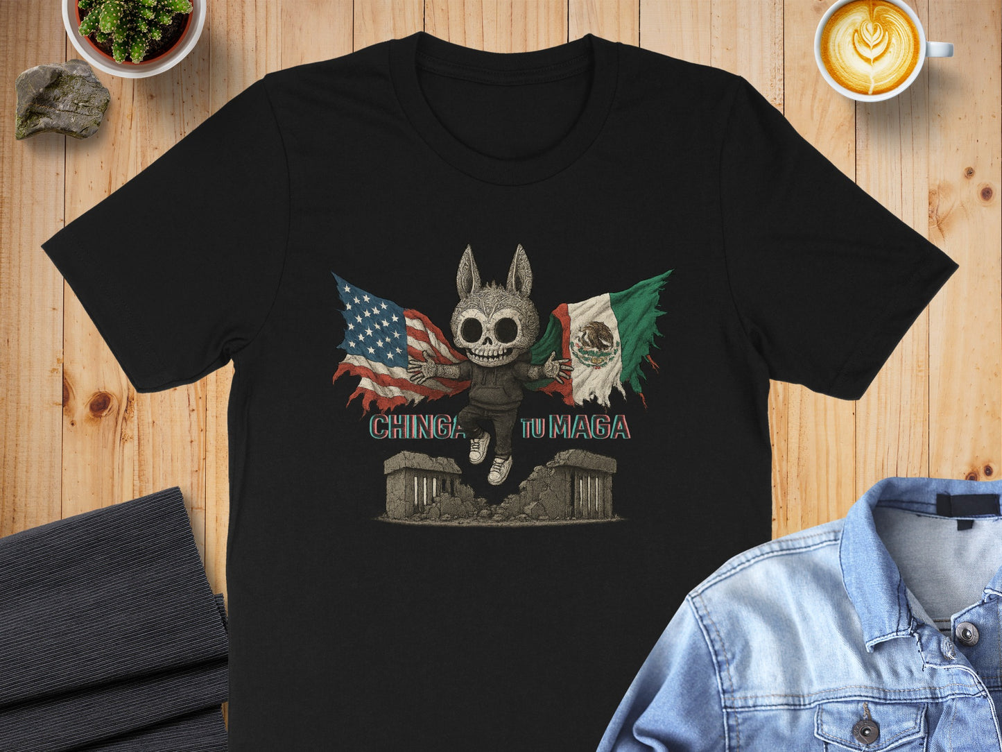 Chinga Tu Maga Skeleton T-shirt product