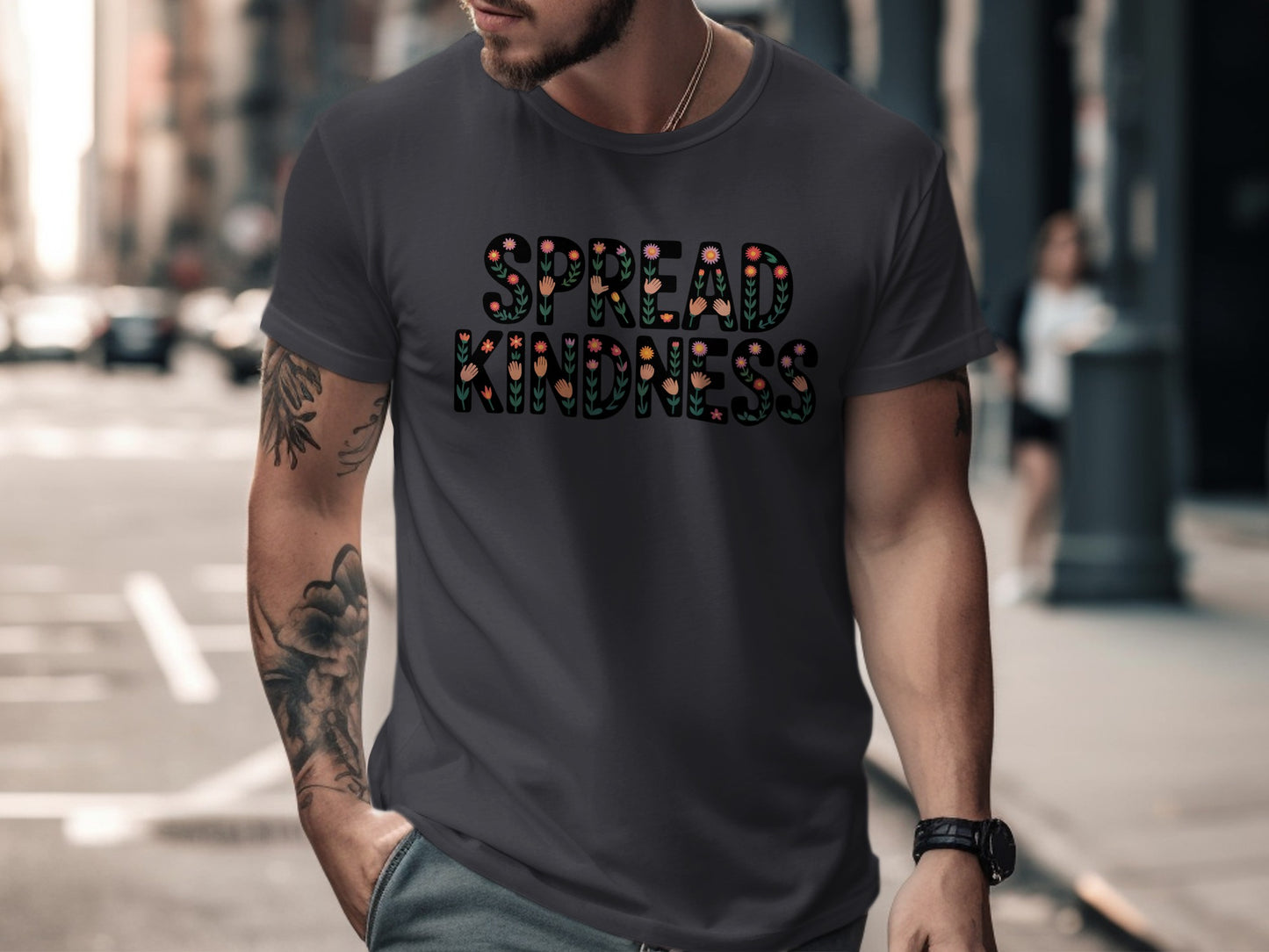Spread Kindness Inspirational Graphic T-Shirt