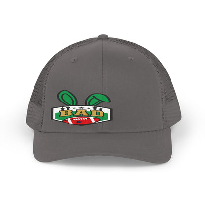BAD Football Design Gray Mesh Cap
