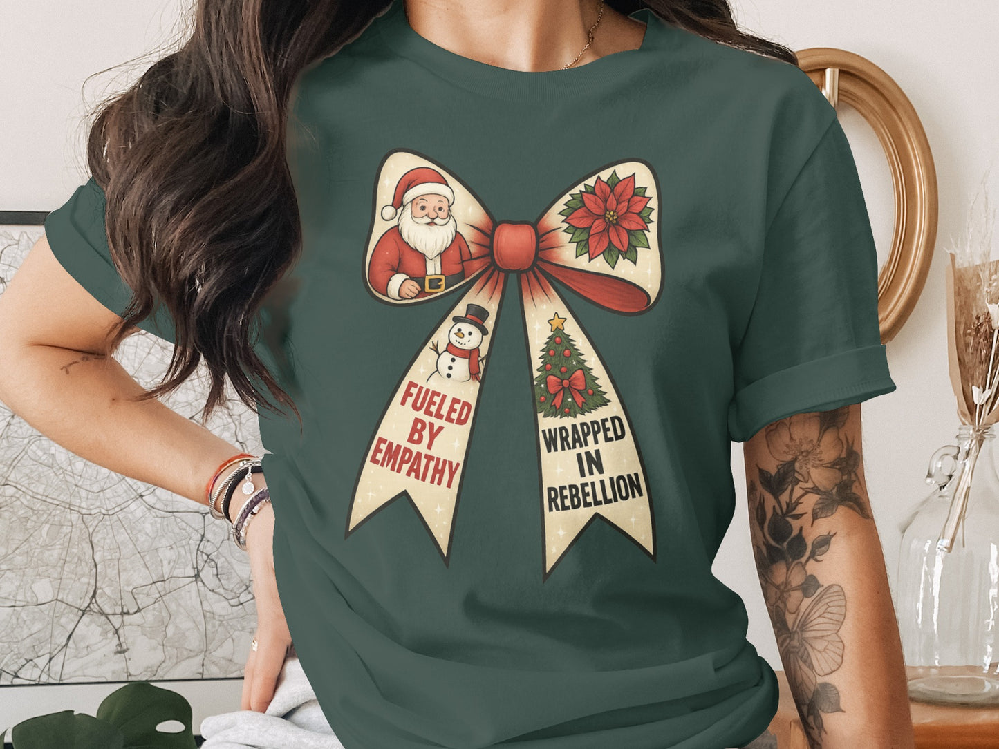 Fueled by Empathy Wrapped in Rebellion T-shirt