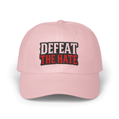 Defeat The Hate Pink Adjustable Baseball Cap product