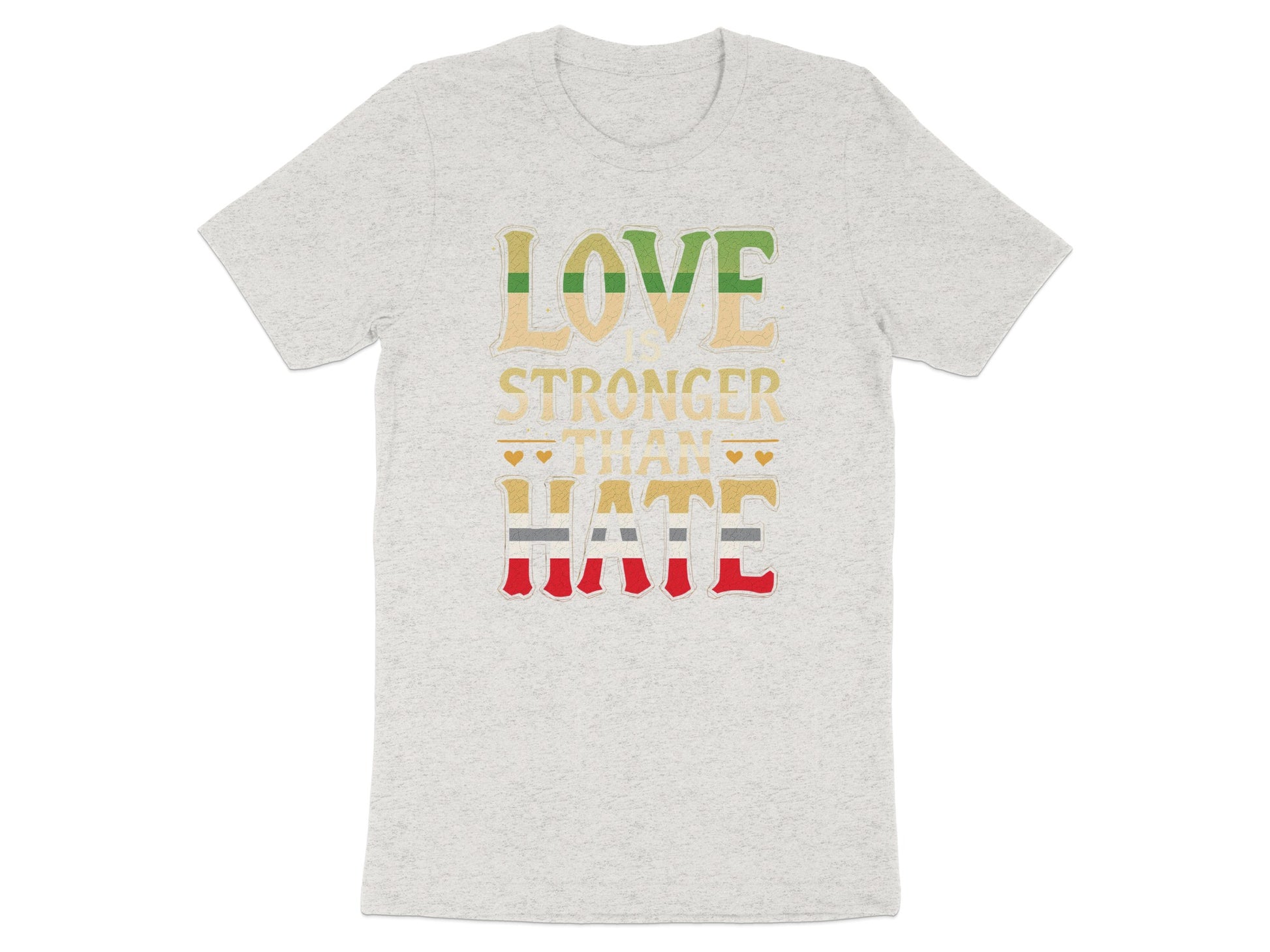 Love Stronger Than Hate Statement T-Shirt product type