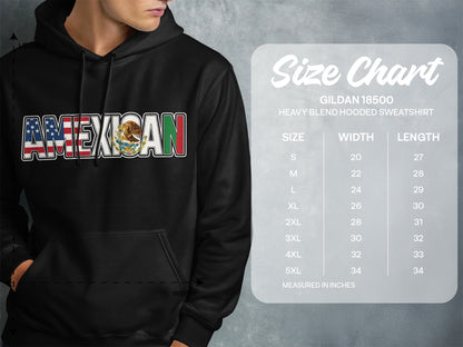 American Mexican Print Hooded Sweatshirt product