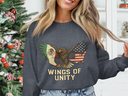 Wings of Unity Eagle Print Sweatshirt product