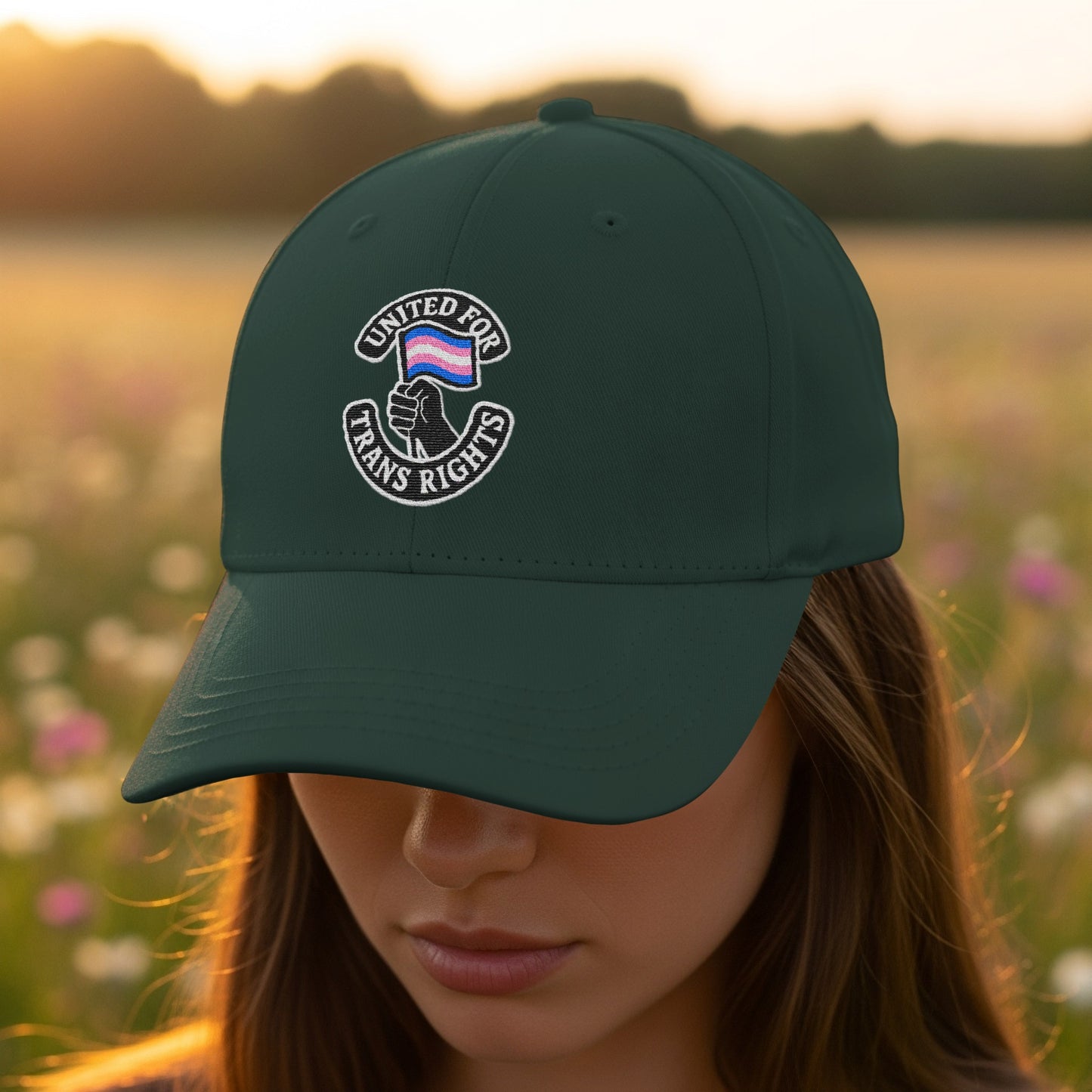 United For Trans Rights Embroidered Cap product