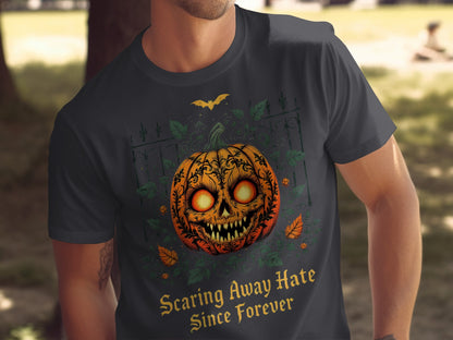 Scaring Away Hate Halloween Themed T-shirt Product