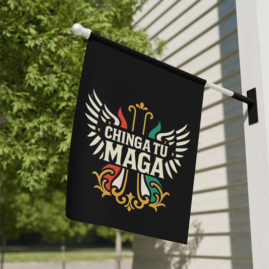 Chinga Tu Maga Festive Decor Flag for Outdoor Display