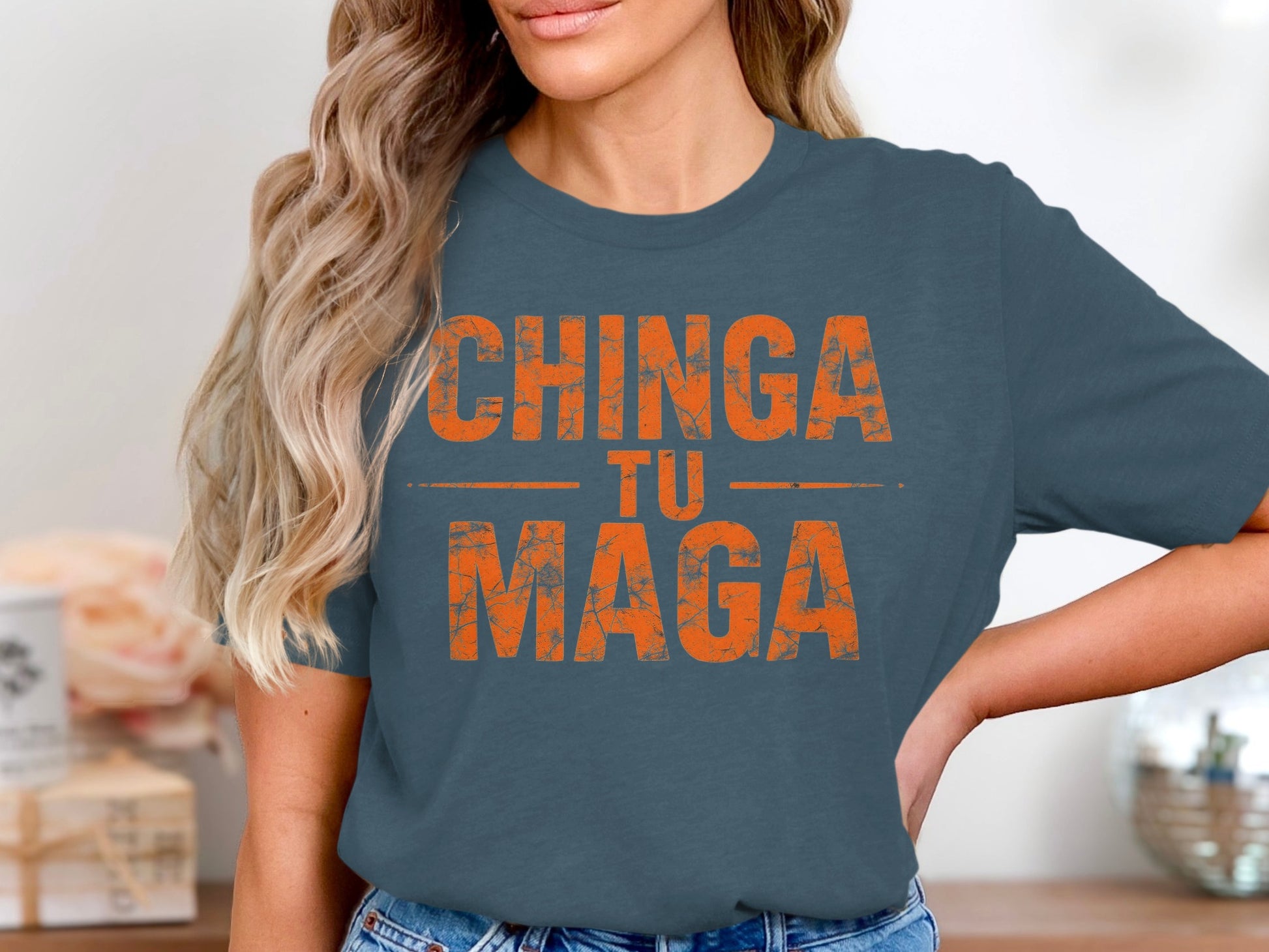 Chinga Tu Maga Graphic Tee Statement Shirt