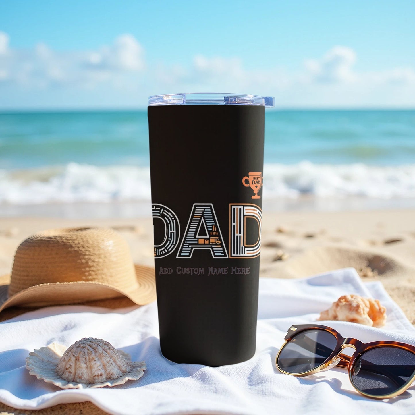 Personalized Dad Tumbler Custom Name Travel Mug product type