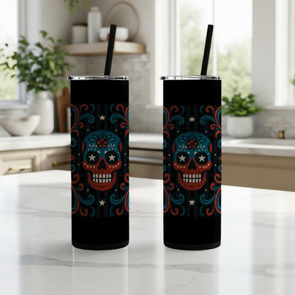 Dia de los Muertos Skull Design Tumbler product