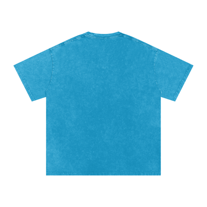 FDT Anti trump vintage style tee, great quality |Snow Washed Oversized Cotton T-Shirt