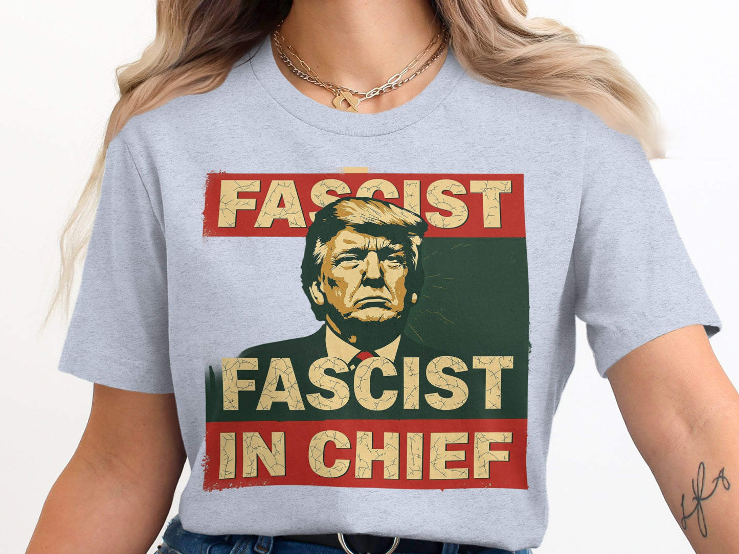 Fascist In Chief Graphic Statement Shirt product