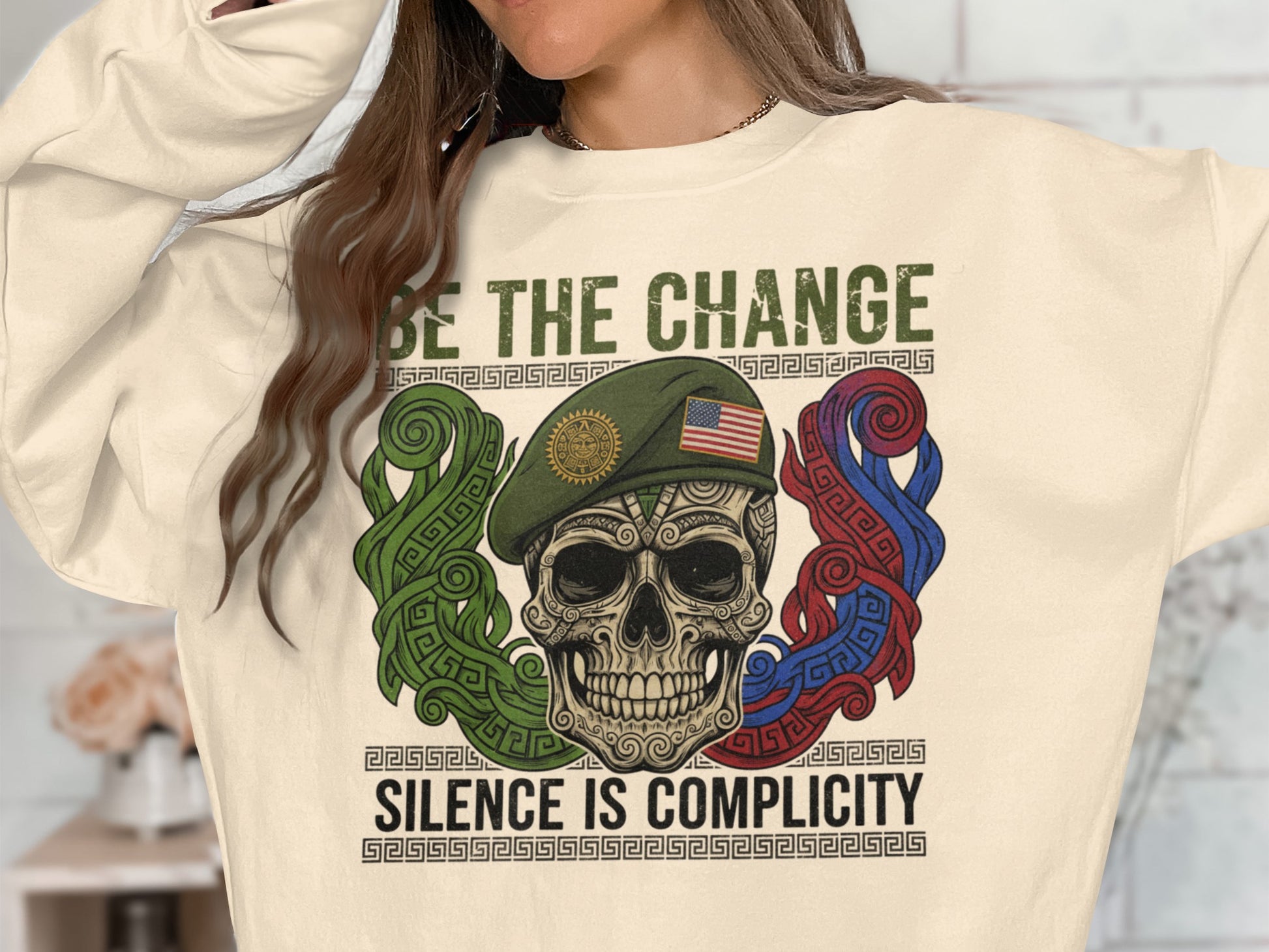 Be The Change Silence Is Complicity Sweater