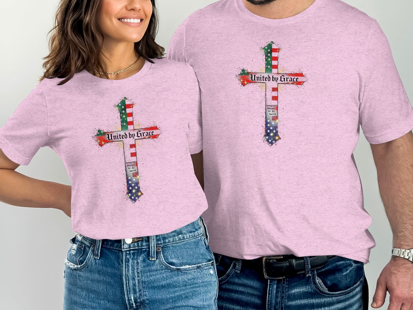 United by Grace Cross Design T Shirt product