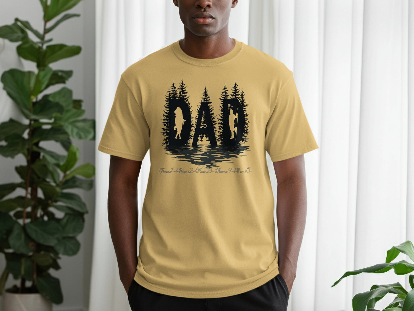 Outdoor Nature Graphic Dad Design T-Shirt product