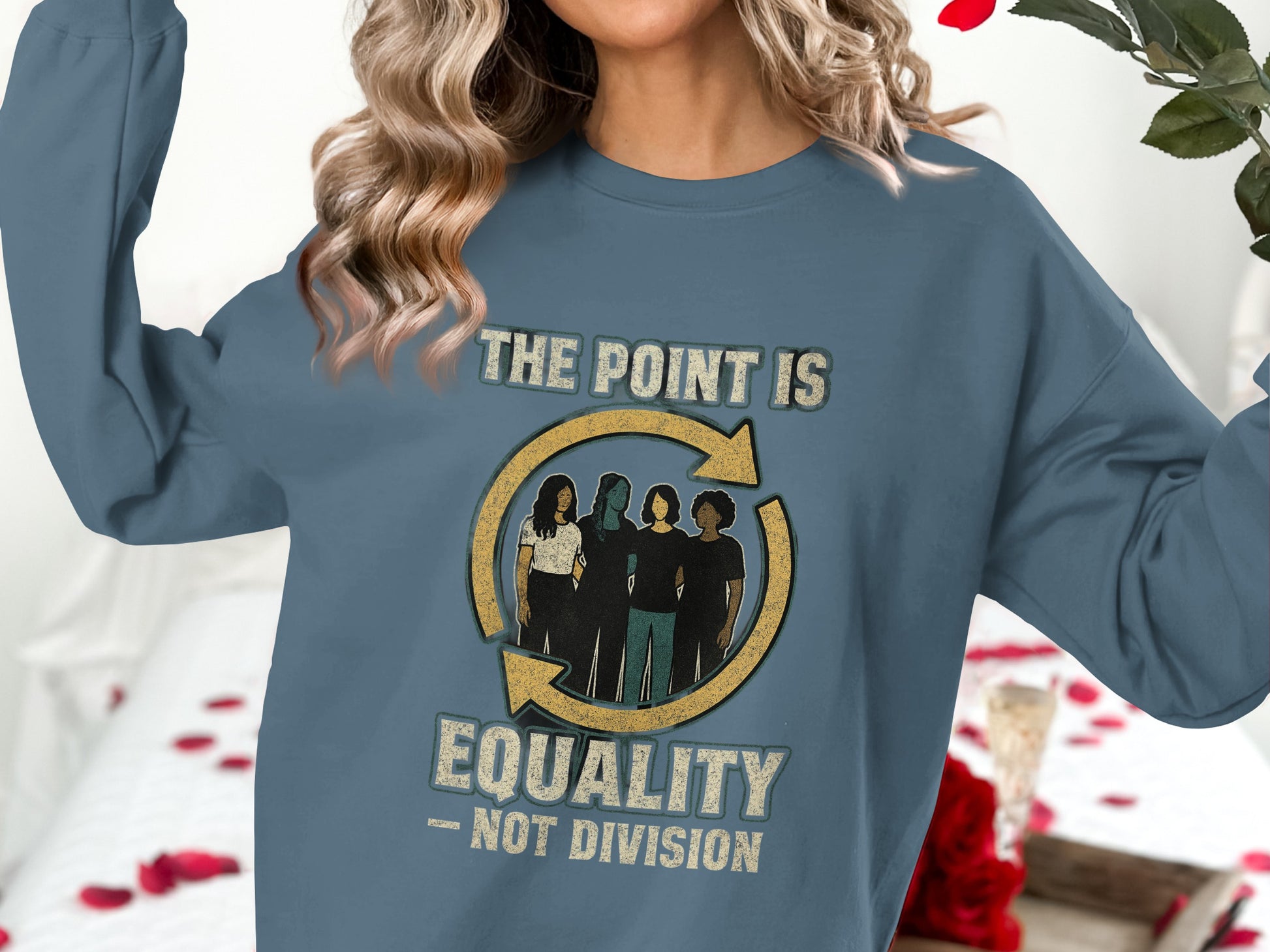 The Point Is Equality Not Division Apparel product