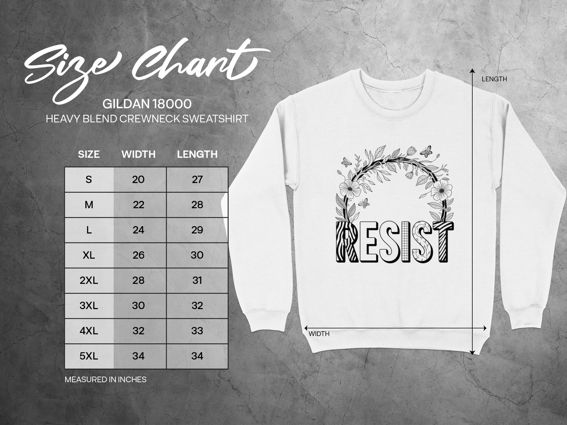 Resist Design Heavy Blend Crewneck Sweatshirt product type