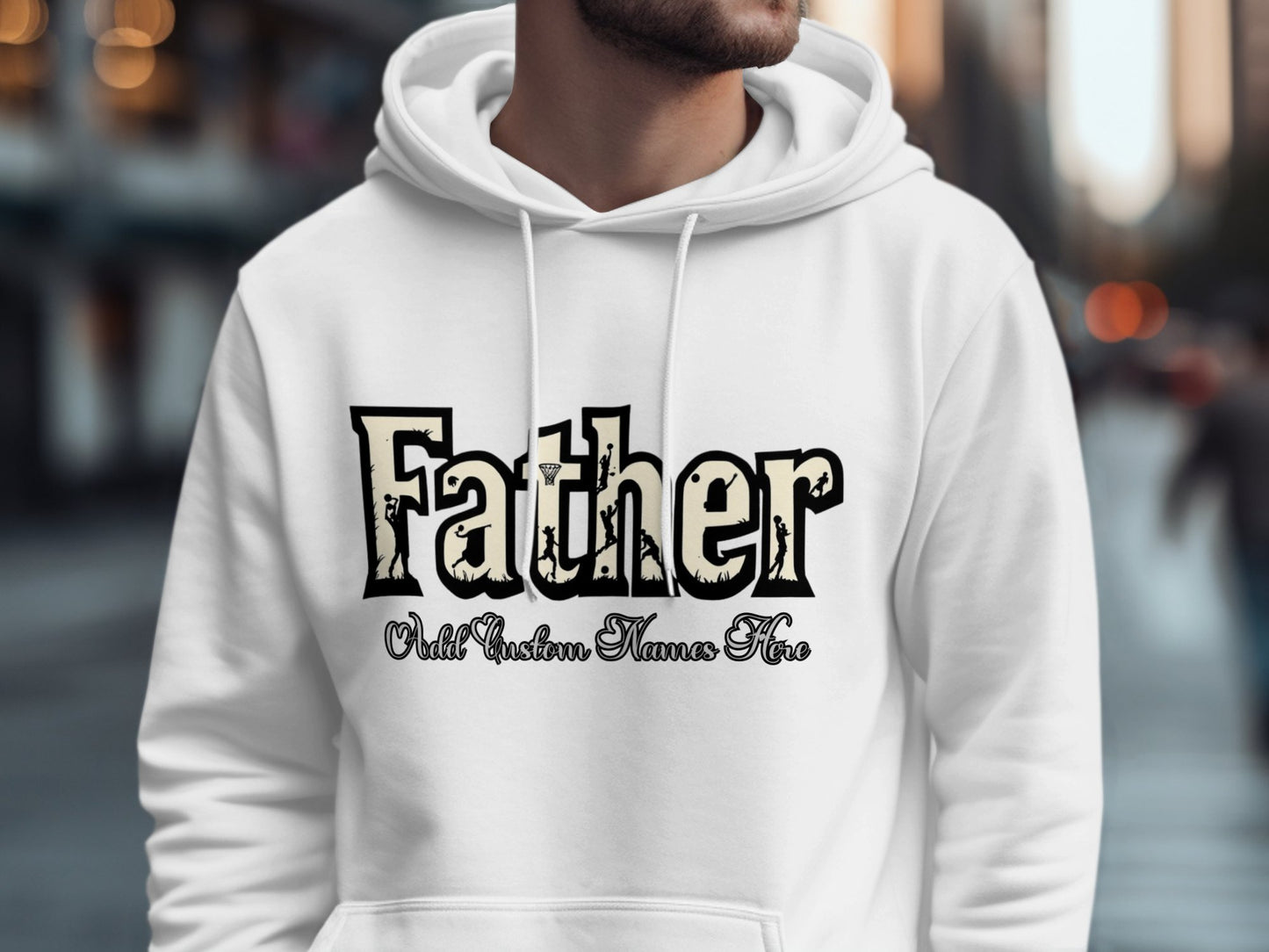 Father Child Custom Names Here Hoodie product