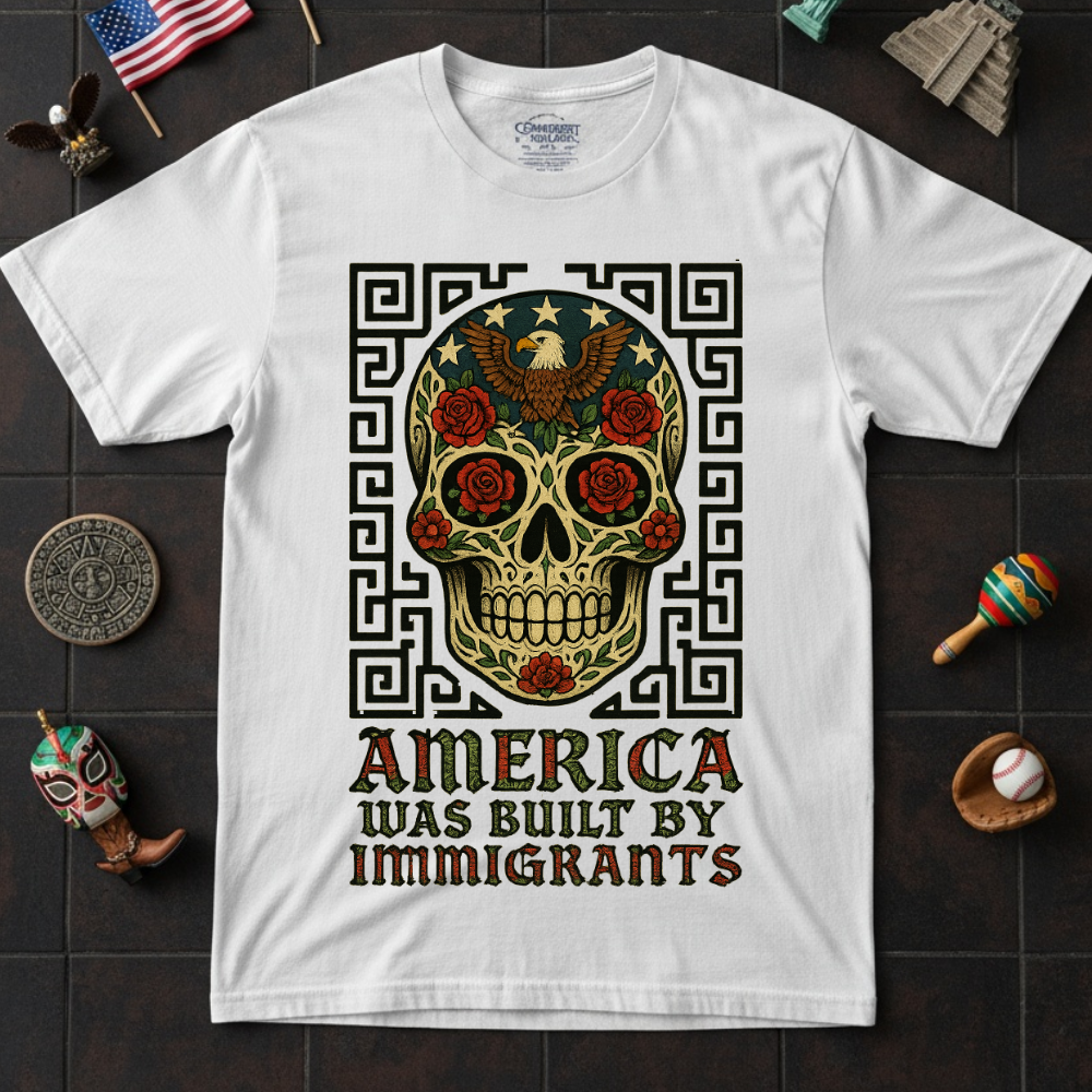 America Was Built by Immigrants T-Shirt