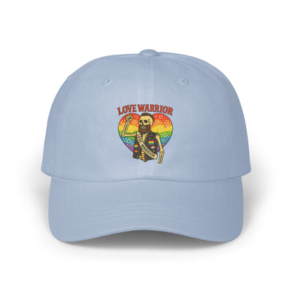Love Warrior Skeleton Rainbow Embroidery Dad Cap product type